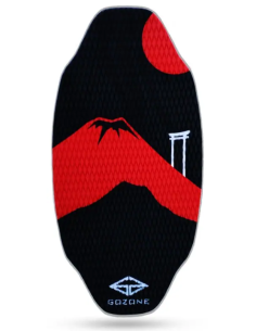 GoZone Hiro Skimboard - Sort / Rød