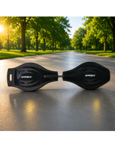 RASK Waveboard Original Med LYS I Hjulene - DARK