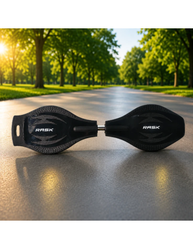 RASK Waveboard Original Med LYS I Hjulene - DARK
