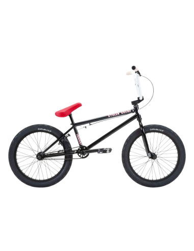 Stolen Stereo 20" Freestyle BMX Cykel - Sort / Rød