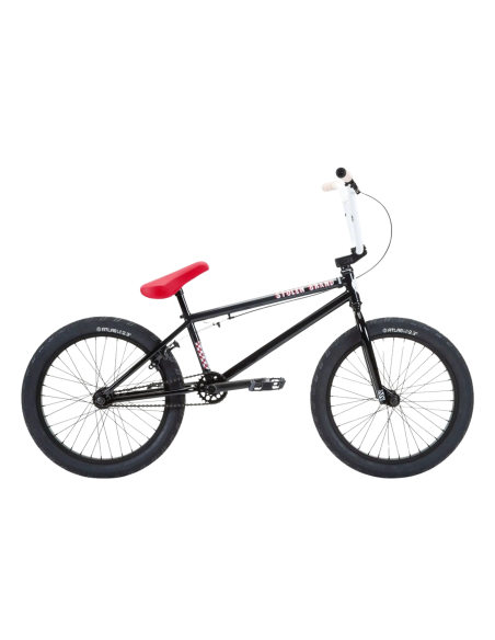Stolen Stereo 20" Freestyle BMX Cykel - Sort / Rød