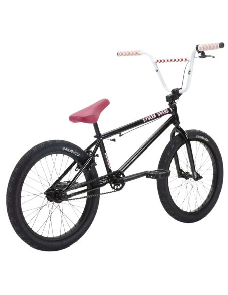 Stolen Stereo 20" Freestyle BMX Cykel - Sort / Rød